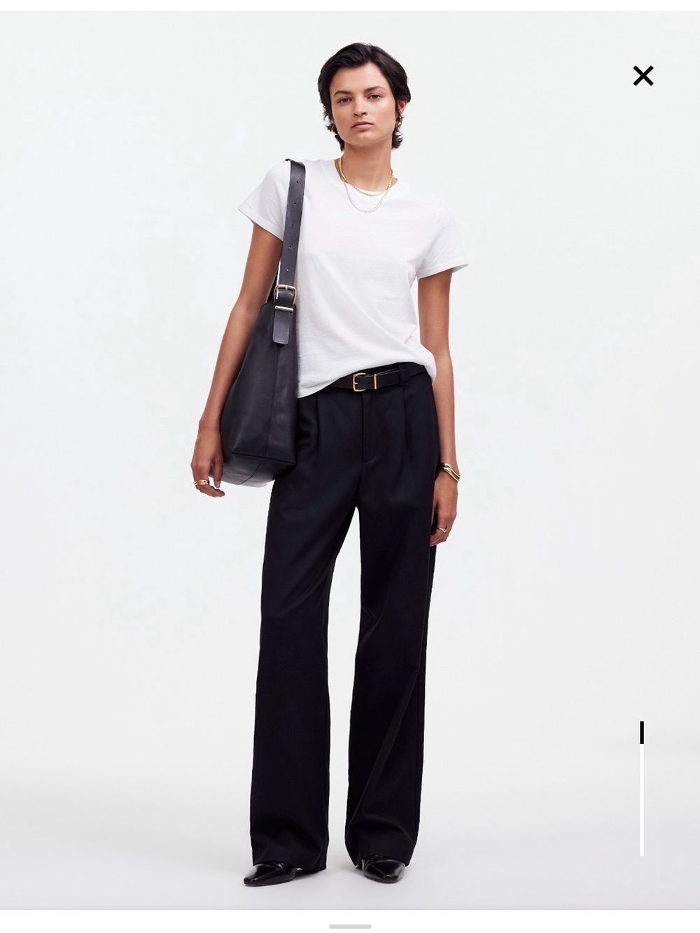 Like New Madewell Slouchy Straight Pants- Size 6